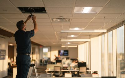 When to Call an Office Lighting Electrician for Workspaces